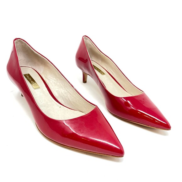 Louise et Cie Shoes - Louise et Cie Deep Dark Red Low Pumps Jacoba Leather Size 6